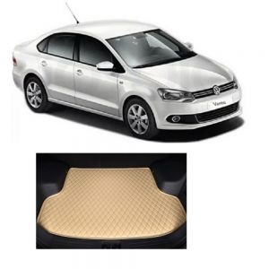 7D Car Trunk/Boot/Dicky PU Leatherette Mat for Vento  - beige